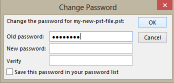 leave the field for the new password