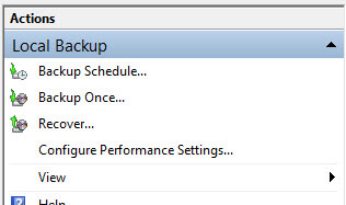 Click recover to initiate the process
