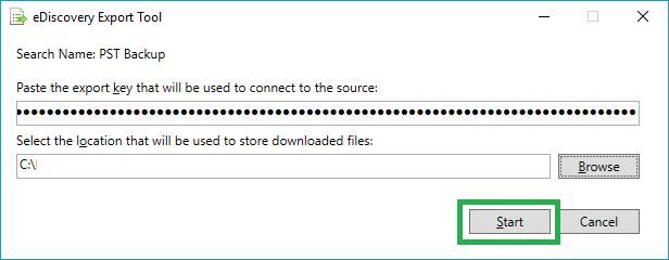 Export Office 365 Mailboxes to PST