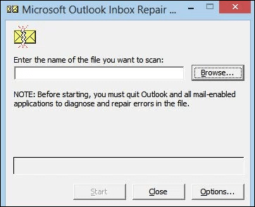 Start the repair process by clicking on Start button