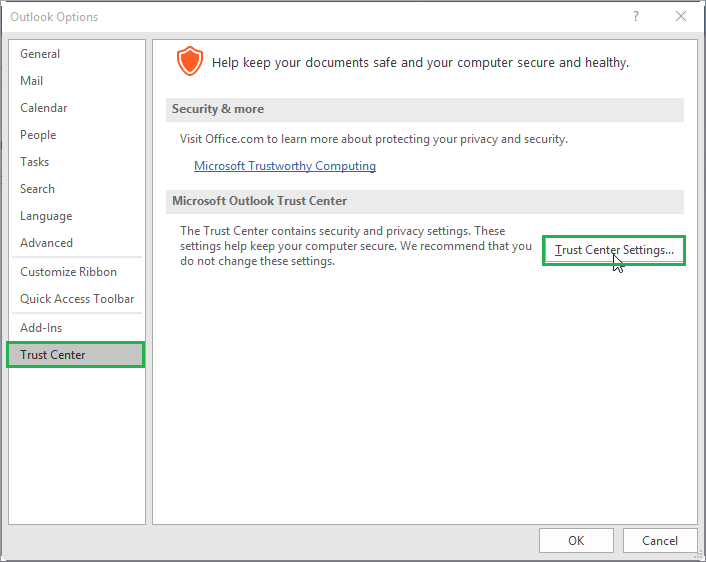 outlook 365 work offline not showing