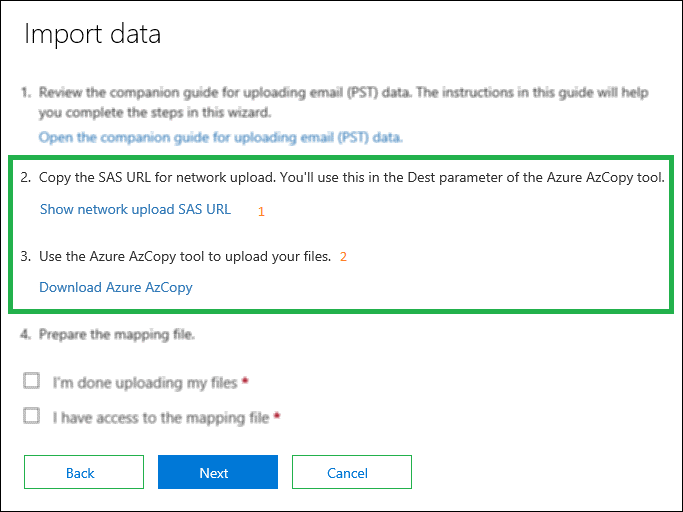 Import MBOX File to Office 365