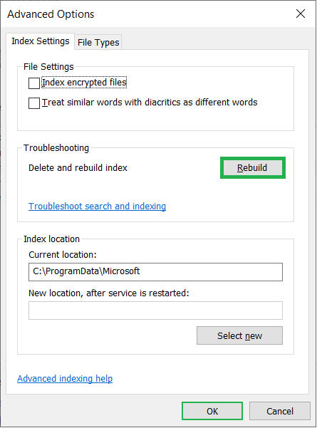 Delete the older troubleshoot and create a new one