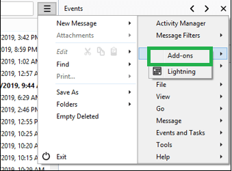 Click on Add-ons option