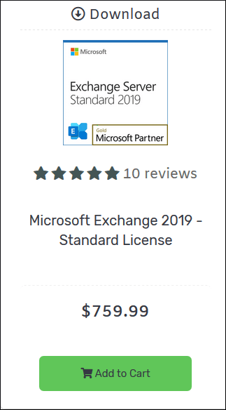 Exchange Server 2019 Standard