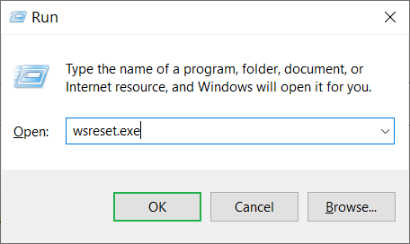Microsoft store cache cleaning