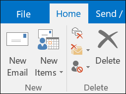 Open Outlook and click File.