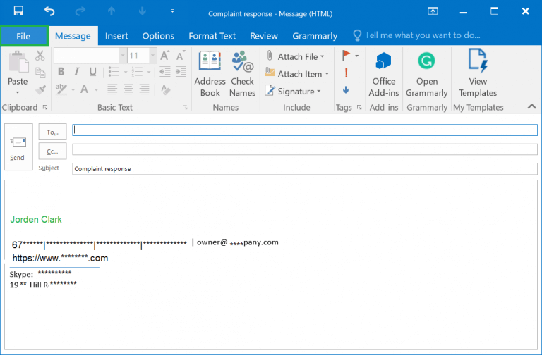 Step by step Guide To Create An Email Template In Outlook