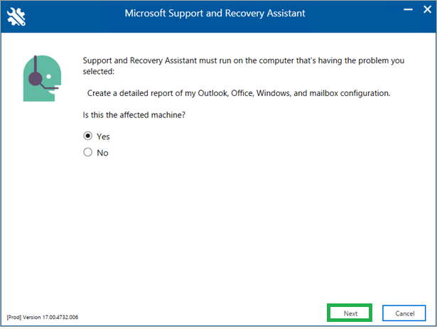 Click Yes to allow the tool to run on your system