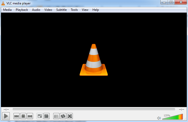 Launch the VLC Media Player on your system