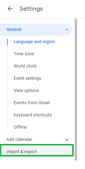Launch your Google Calendar application