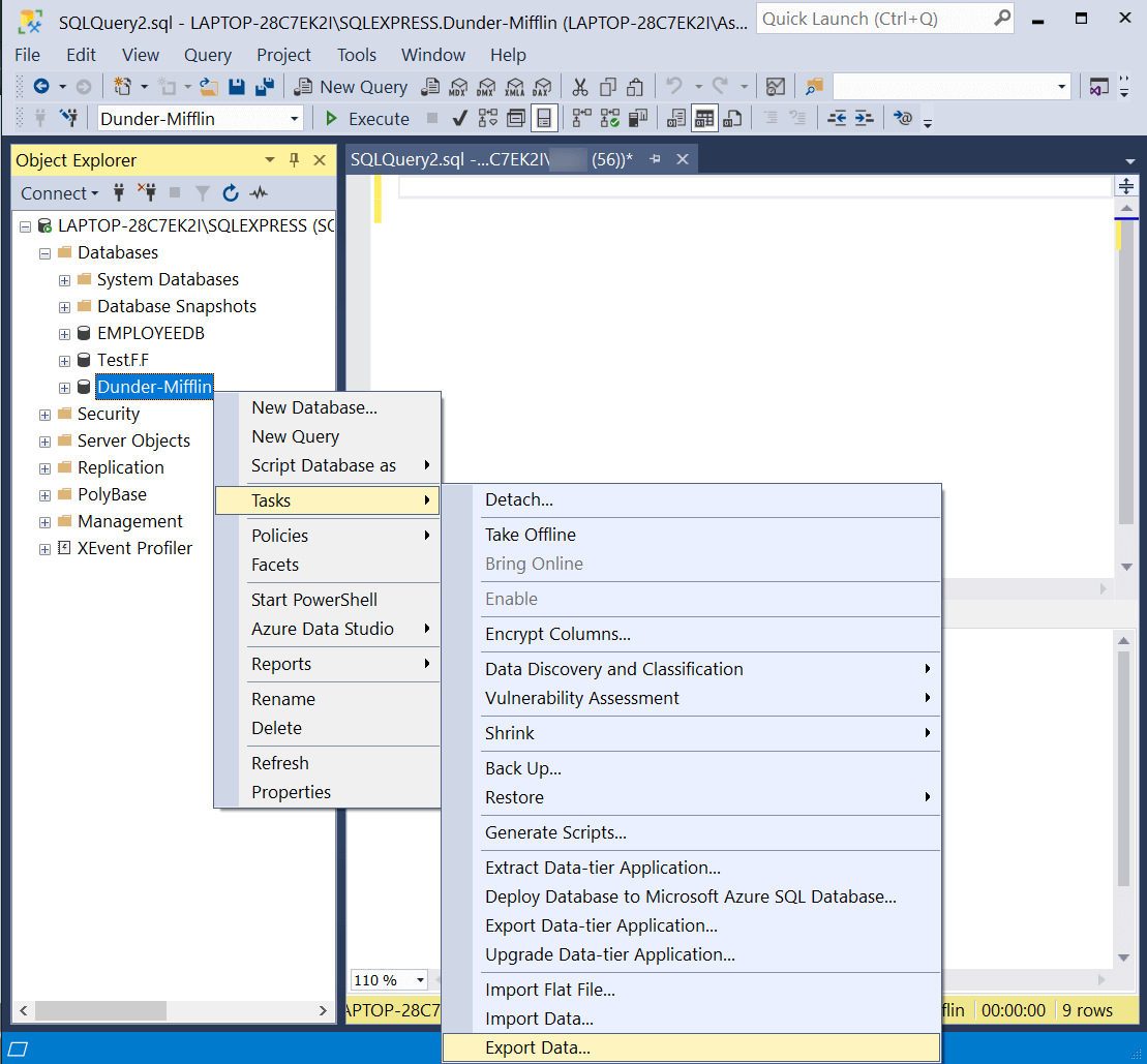 Sql Developer Export Multiple Query Results To Excel