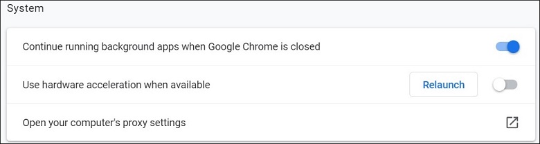 Move the toggle and disable such a feature