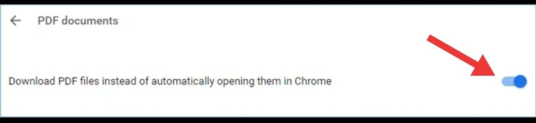 Download PDF files instead of automatically opening them in Chrome