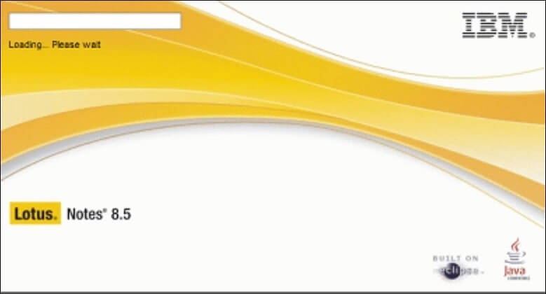 Start the Lotus Notes from the application’s menu