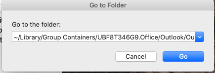 Go to Folder