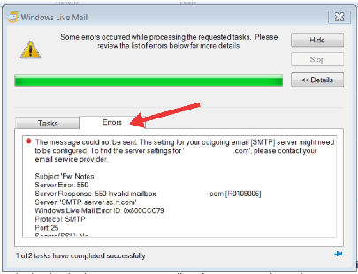 Windows Live Mail Error 0x800CCC79