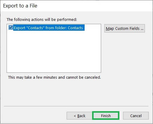 Click the ‘Map custom fields’ button