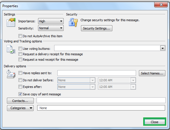 Add Digital Signature to this message