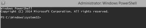 Start Windows PowerShell cmdlet as an administrator 