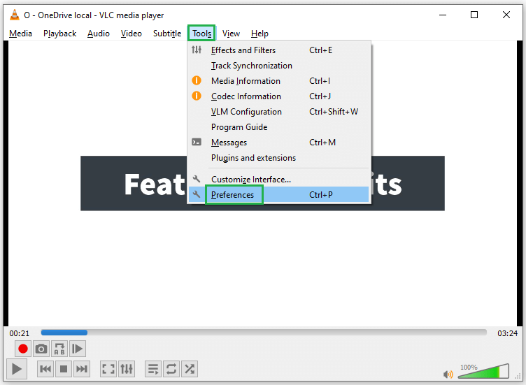 Tap the View menu and Advance control.