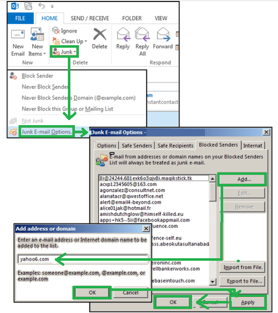 Methods to Stop Junk Emails in Outlook 2019 & 2016
