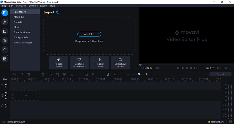 Open the iMovie application in your system