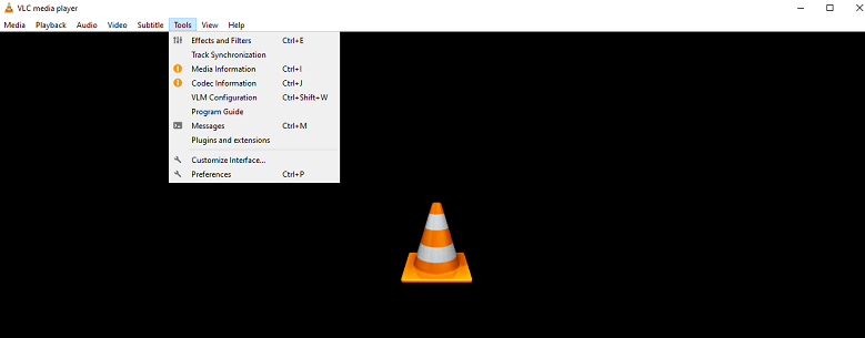 Go with the Tools option