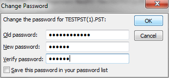 Enter your old password, and new password