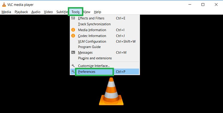 Click on the tools option from the menu bar. Later on, select the preferences.