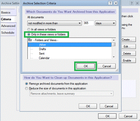 Select the NSF files with the folder