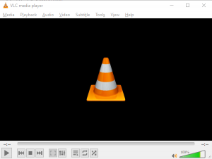 Launch VLC Media Player.