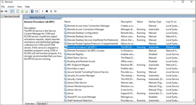 the rpc server is unavailable lansweeper the rpc server is unavailable lansweeper