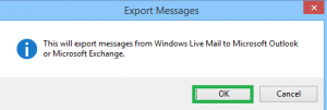 Click OK on the pop-up message that appeared before you.