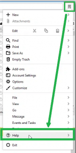 Now click Help > Troubleshooting Information. 