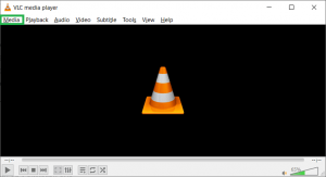 Install and Open VLC Media Player on your PC.