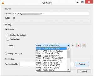 Tap the Start option to initiate the conversion of your VOB files to MP4 file format.