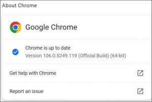 Go to its settings and check if they are up to date. If not, then update them.