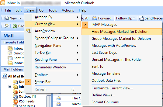 Hide Messages Marked for Deletion.