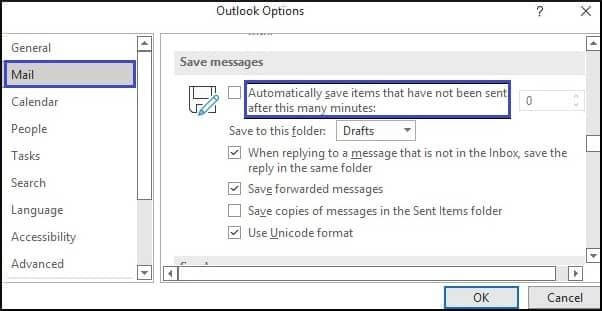 Uncheck the box