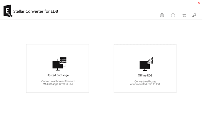 EDB to PST Converter tool to export EDB file data