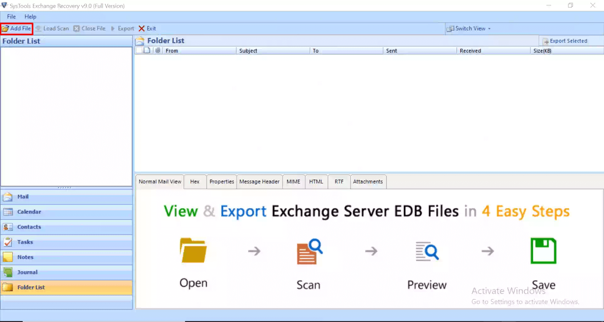 add edb files