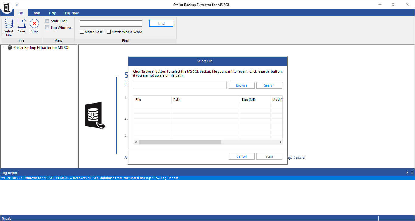 SQL Backup Extractor to extract and backup SQL database