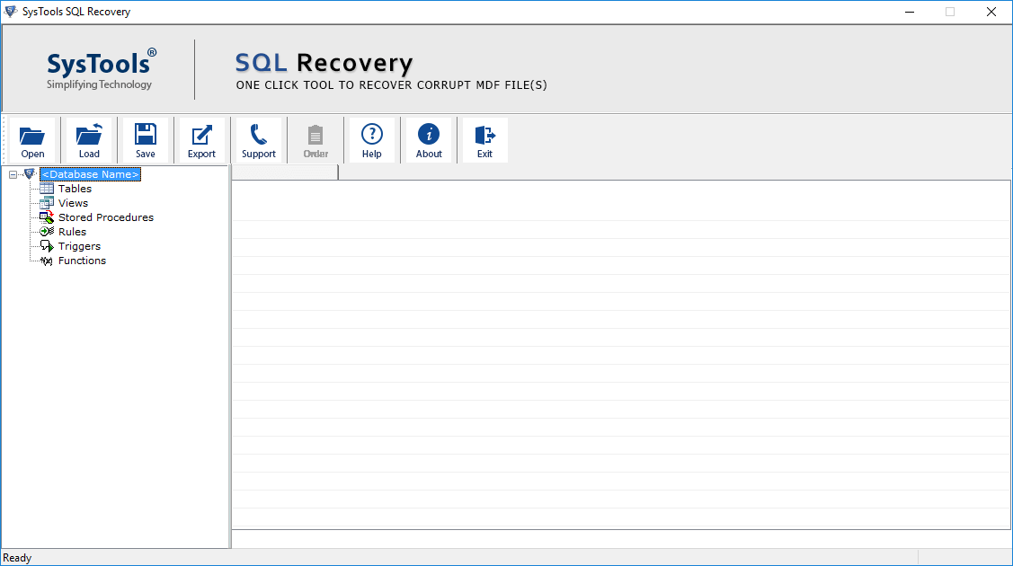 Open SQL database file